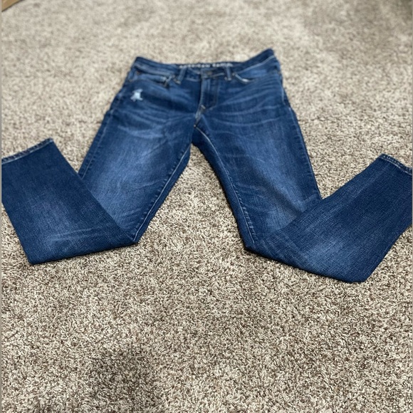 Men’s Dark American Eagle Slim Fit Jeans - Picture 1 of 5